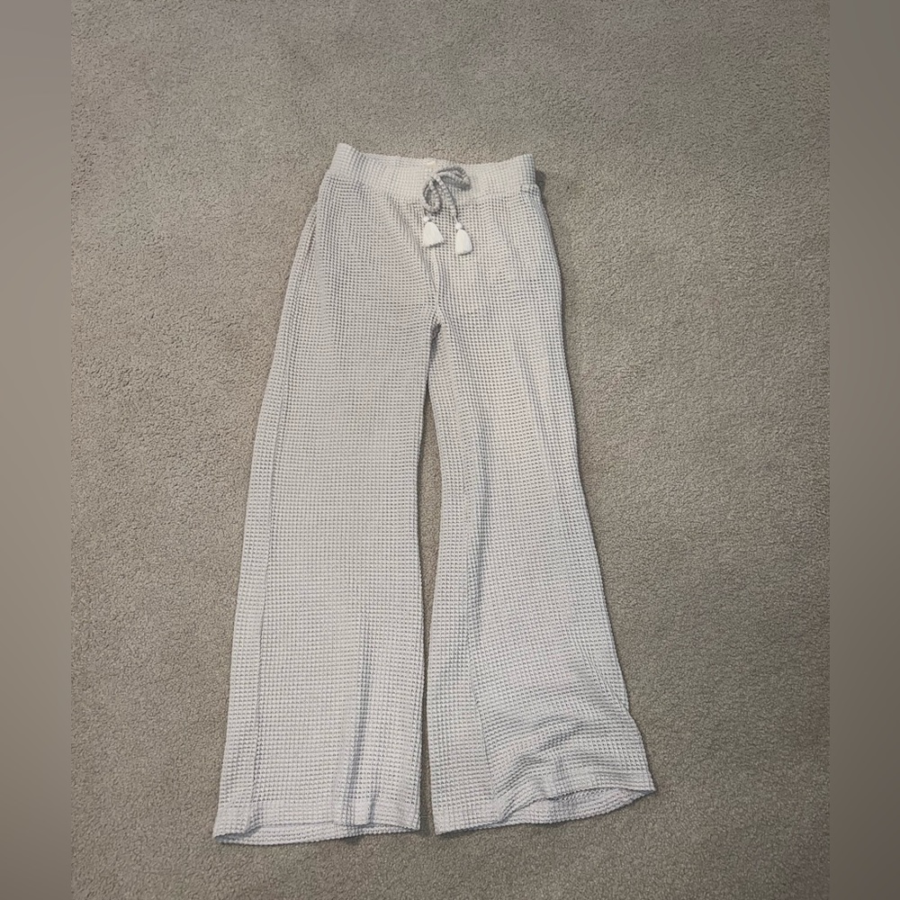 SURF GYPSY waffle wide leg pants size S new without tags